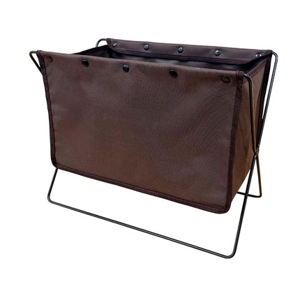 収納ボックス フロアーラック ボックスタイプS ブラウン ベストコ 荷物置き 折りたたみ 収納 荷物 便利 コンパクト カバン置き 収納ケース カゴ 手荷物 軽量 持ち運び 汚れにくい シンプル 無地