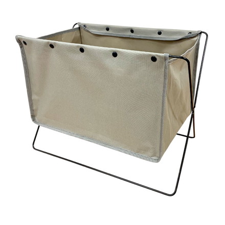 収納ボックス フロアーラック ボックスタイプM グレージュ ベストコ 荷物置き 折りたたみ 収納 荷物 便利 コンパクト カバン置き 収納ケース カゴ 手荷物 軽量 持ち運び 汚れにくい シンプル 無地