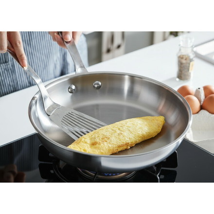 MEYER マイヤー ステンレス フライパン 20cm フッ素不使用 日本製ステンレス採用 PFOAフリー IH対応 ガス ガス火