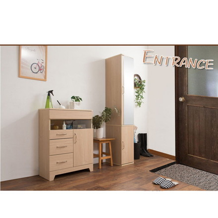 FAX台 幅60 ナチュラル 電話台 ルーター収納 チェスト 木目 キャビネット シンプル 玄関 リビング コンパクト