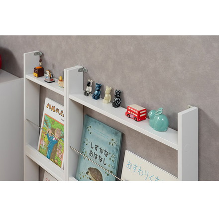 薄型マガジンラック 幅36cm ホワイト スリム 北欧 壁 コンパクト 省スペース 玄関収納 壁面収納 玄関 スリッパ