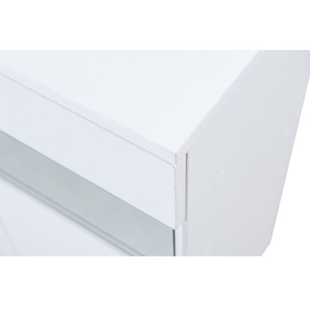 WHITE LIV 幅60 奥行30 高さ80.5 キャビネット ホワイト フレンチシャビー ルーター収納 電話台