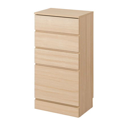 marine カウンター下収納 幅45 リビング 取っ手 収納ケース タンス 薄型 一人暮らし