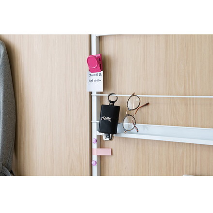 突っ張りマガジンラック マリンナチュラル 幅90cm パーテーション 日本製 パーティション パンフレット サロン