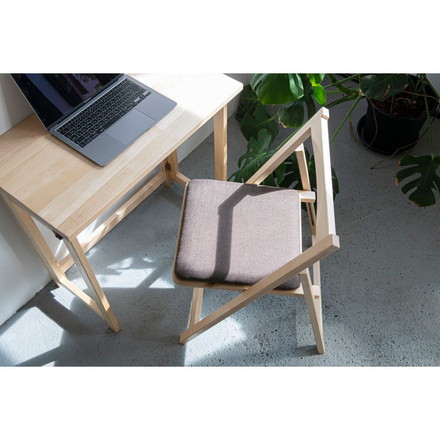 天然木 収納式 折りたたみチェア ゆったり座面 ダイニングチェア 1脚 折り畳み チェア 椅子 イス フォールディングチェア スリム