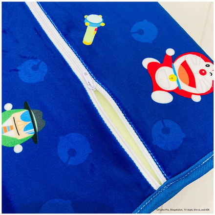 ジュニアソフト低反発まくら ドラえもん 35×25cm 低めの枕 高さ5cm 洗える枕カバー まくらカバー 子供