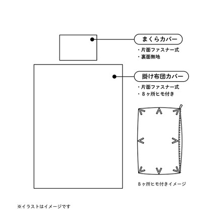 ちいかわ 布団カバー 2点セット 掛け布団カバー 枕カバー ちいかわ ハチワレ ウサギ まくらカバー 寝具