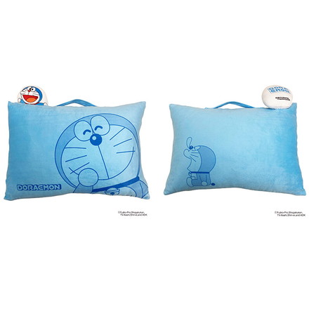 ドラえもん マスコット付きまくら 枕 取っ手付き 持ち手付き キャラクター 可愛い 男の子 女の子 子供