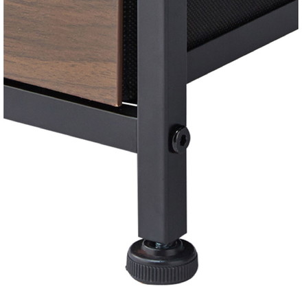 インテリアチェスト 幅44cm 3段 スリムチェスト スチール ラック 棚 引き出し収納 リビング収納 衣類収納 本棚