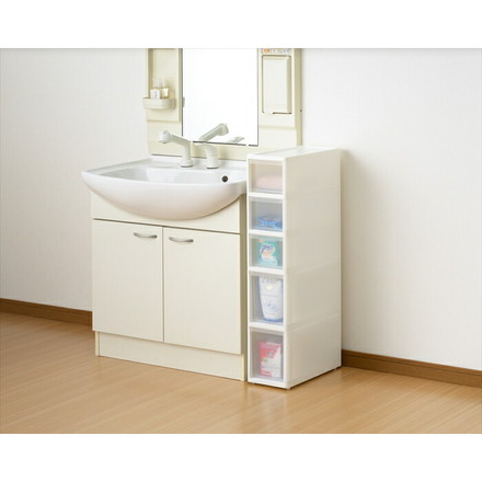 【日本製】 リセスリムストッカー ＳＭ2段タイプ 2個組