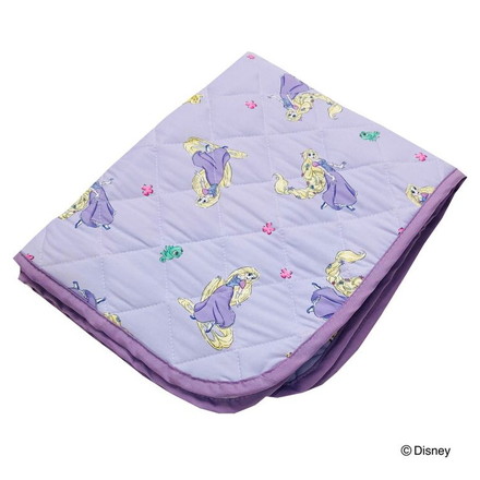 ちょこっと敷パッド ラプンツェル 敷きパッド 100×65cm 滑り止め加工 接触冷感シリーズ ディズニー