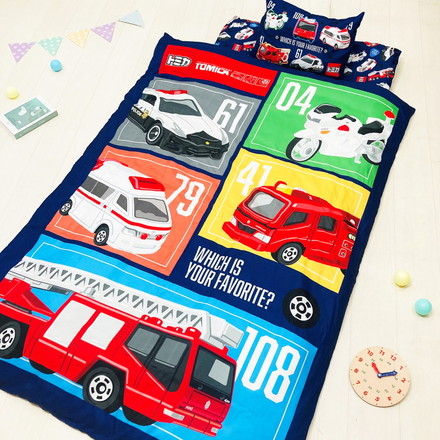 ジュニア敷布団カバー トミカ タカラトミー キャラクター 子供 こども ジュニア 子ども キッズ