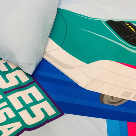 ジュニア掛布団カバー プラレール 乗り物 キャラクター 子供 こども ジュニア 子ども キッズ