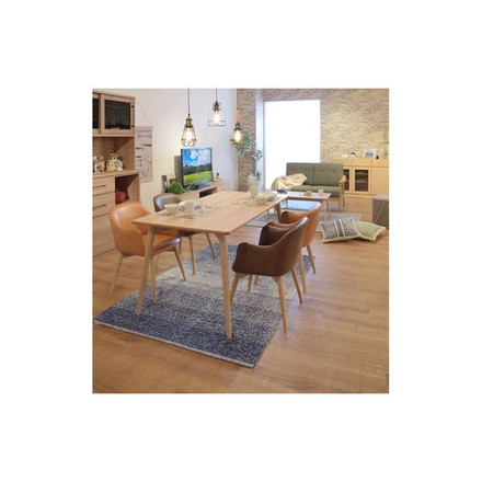 パーソナルチェア リビングチェア 幅50cm ダークブラウン 木製 カラメリ リビング ダイニング インテリア家具