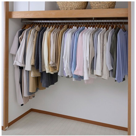 アップハンガー ハンガー 衣類収納 幅50cm 2本組 日本製 収納 収納力アップ 段違い クローゼット 大容量 省スペース スぺパ 小物 バッグ コート 整理 衣替え ホワイト