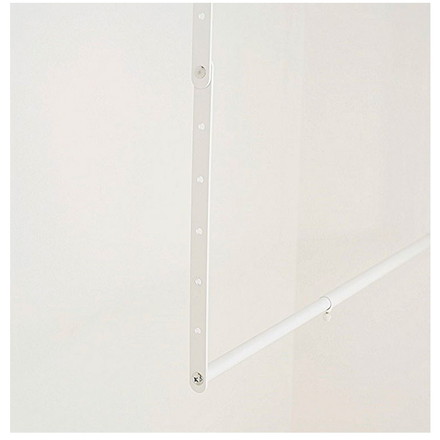 ハンガー 収納アップブランコハンガー 伸縮式 ワイド 幅63~107.5×奥行9.3×高さ72.5~101.7cm