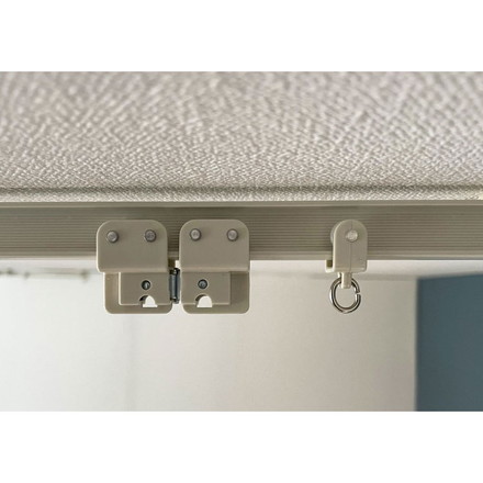 曲がるカーテンレール 3m 日本製 TOSO トーソー 手で曲げられる 出窓 カーブレール 曲がるレール ブラウン