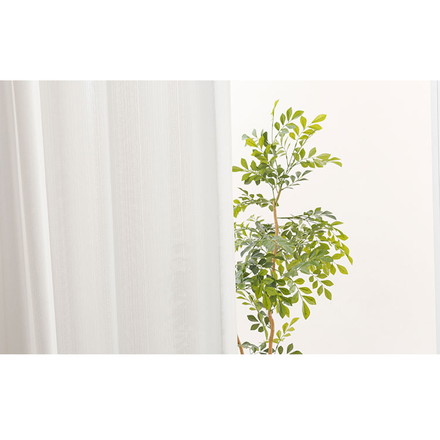 レースカーテン 2枚組 ネコ専用消臭 日本製 幅100 丈133 176 198 UVカット 紫外線 遮熱 保温 幅100×長さ133cm2枚組