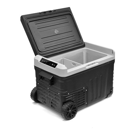 冷凍庫 車載冷蔵冷凍庫 家庭用 ミニ冷凍庫35L -20℃ 冷凍庫 車用 シガーソケット コンセント ベルソス VS-CB035 ブラック