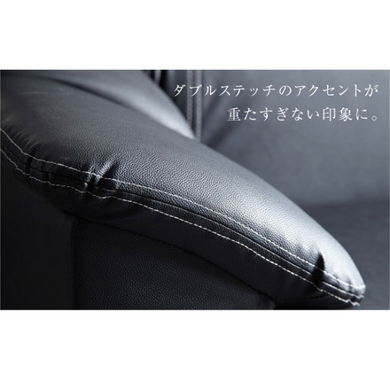 ソファー ソファ 3人掛け 北欧 北欧 ソフトレザーソファー 3p モダン モダンリビング シンプル デザイナーズ ブラック