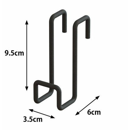 ナゲシレールフック ブラック KXK-211 平安伸銅工業