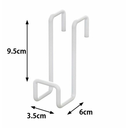 ナゲシレールフック ホワイト KXW-211 平安伸銅工業