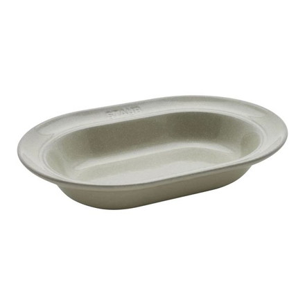 【公式販売店】STAUB オーバルプレート25cm カンパーニュ ストウブ プレート お皿 セラミック ダイニングライン 深皿 ランチプレート おしゃれ 陶器 食器 ナチュラルカラー テーブルウェア