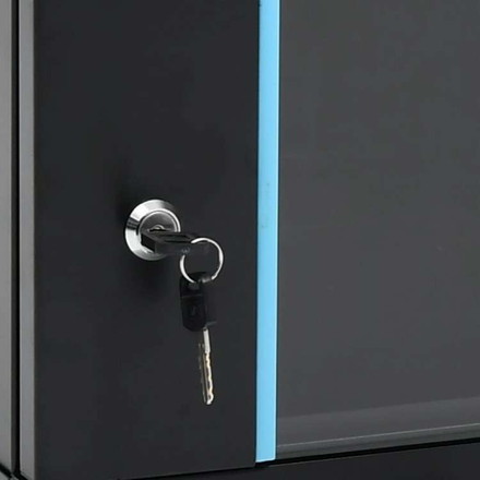 vidaXL 9U壁かけネットワークキャビネット 19インチ IP20 600x450x510 mm電子機器