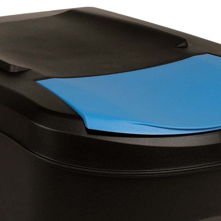 vidaXL 積み重ね可能 ゴミ箱 4点 アントラシート 100Lホーム&ガーデン家事用品ごみ入れごみ箱