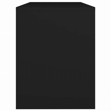 vidaXL ドレッシングスツール ブラック 70x35x45 cm エンジニアリングウッド家具 ベンチ