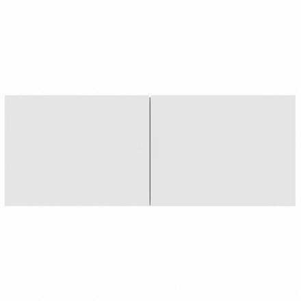 vidaXL テレビキャビネット 2点 ホワイト 80x30x30 cm エンジニアリングウッド家具