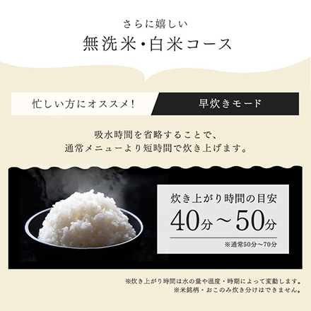 アイリスオーヤマ ジャー炊飯器 10合 ブラック RC-ME10-B