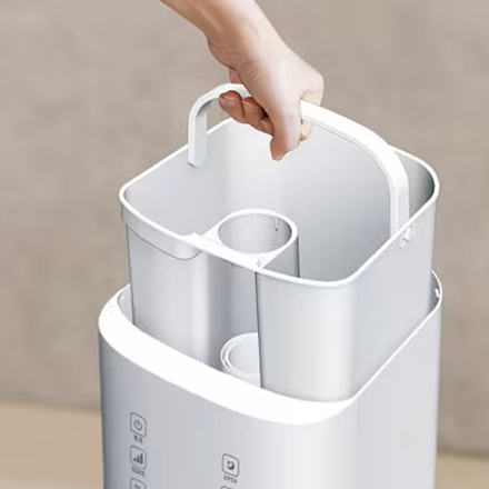 アイリスオーヤマ 上給水ハイブリッド加湿器 UHK-500-W ホワイト