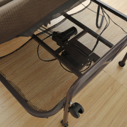 YAMAZEN 電動折りたたみベッド CEB-8S ダークブラウン