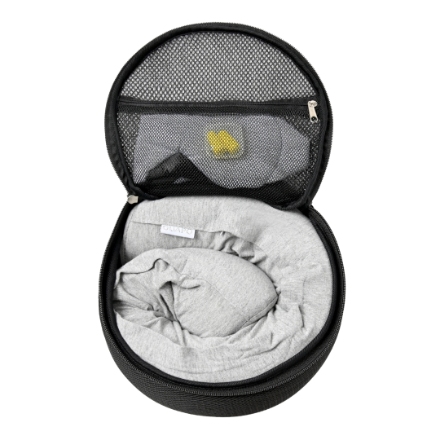 【ヒルナンデス&おはよう日本 TV紹介品★グッドデザイン賞】GUAPO 好きな形に曲げられるネックピロー グレー