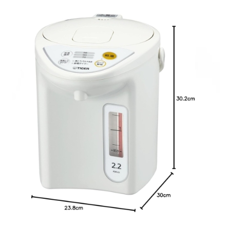 電気ポット タイガー魔法瓶 2.2L PDR-G221-W ホワイト