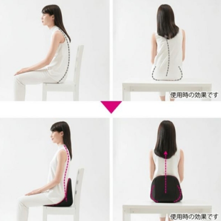 フィットネス cosios 骨盤矯正グッズ 骨盤矯正 クッション レッド