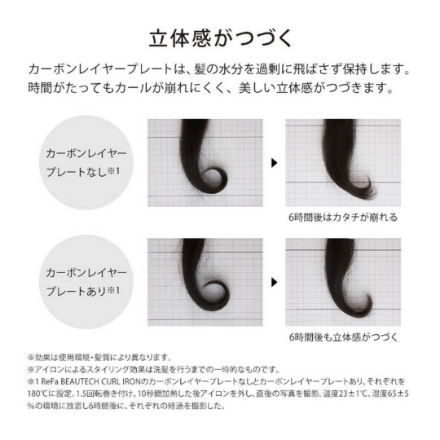 ヘアアイロン MTG ReFa BEAUTECH CURL IRON 32 RE-BK-02A