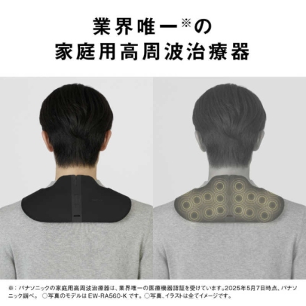 高周波治療器 パナソニック コリコランワイド3D EW-RA560-H グレージュ