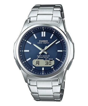 CASIO ソーラー 電波時計 ブラック WVA-M630D