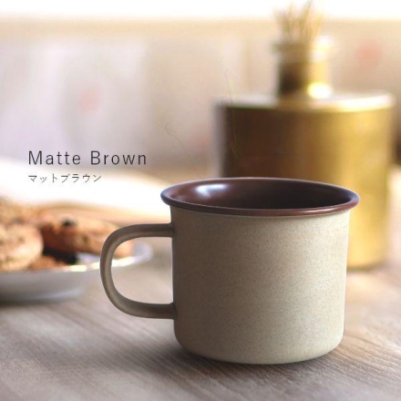 美濃焼 ペアマグカップ - ％PORCELAINS fuac306 【ホワイト×グレイ】