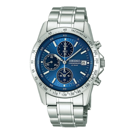 SEIKO セイコー スピリット クロノグラフ腕時計 ブラック/ゴールド