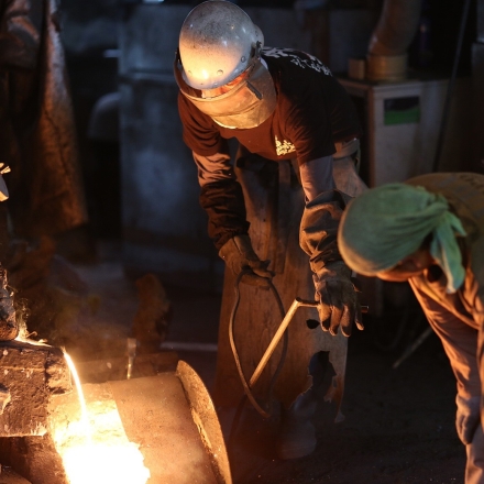 鉄瓶 南部鉄器 丸あられ鉄瓶 1.2L