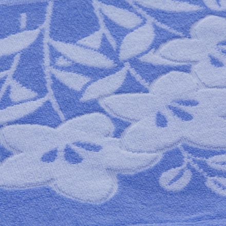 今治産 桔梗柄ワイドボリュームタオルケット 2色組 タオルケット 桔梗柄 和柄 厚手 オールシーズン 通年