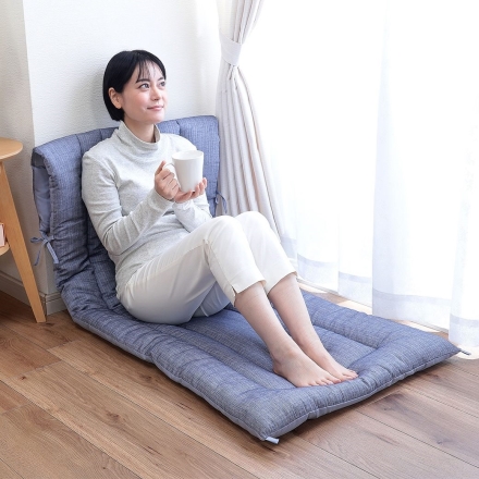しじらごろ寝長座布団 2枚組 ごろ寝マット ごろ寝 しじら織 長座布団 春夏