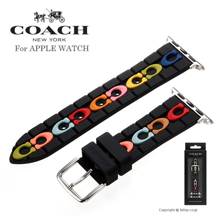 Apple watch 交換用ベルト コーチ COACH 14700099 ホワイト ※他色あり