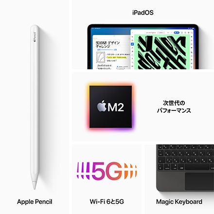 Apple 12.9インチ iPad Pro Wi-Fi + Cellular 512GB - スペースグレイ withAppleCare+