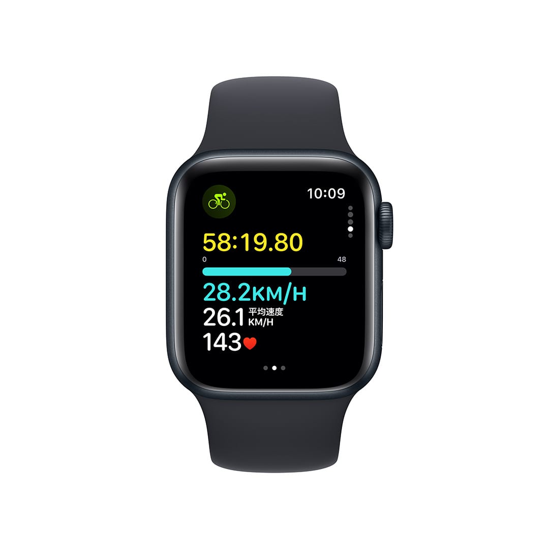 Apple Watch SE 第2世代 （GPS + Cellularモデル）- 40mmミッドナイト