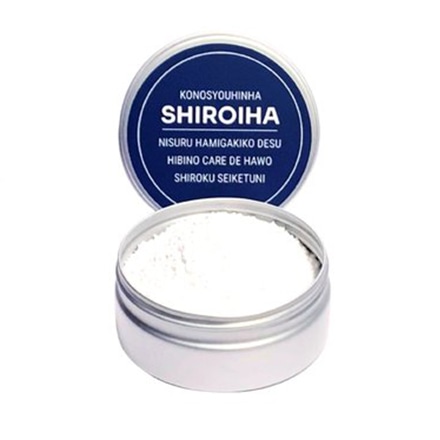 SHIROIHA ホワイトニング 歯磨き粉 天然アパタイト 特許成分配合 デンタブロック乳酸菌 歯を白くする ホワイトニングパウダー