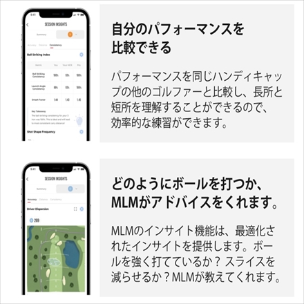 RapsodoモバイルトレーサーMLM弾道測定器（iPhone/iPadのみ対応）